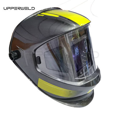 Casque de soudage auto-assombrissant avec torche de soudage et lentille 4C hémisphérique légère