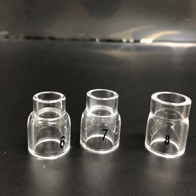 Stubby Lentille à gaz TIG Kit de tasse de soudage pour la buse de verre transparent refroidissement refroidi à l' eau