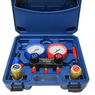 R744 Ensemble de jauges à accouplement rapide pour véhicules à courant alternatif pour montage universel de véhicules