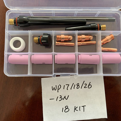 Kit de consommables de torche de soudage TIG personnalisé pour PTA DB SR WP 17 18 26 13N 53N 54N