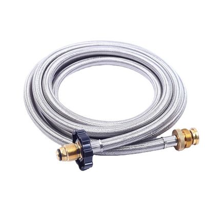 Logo personnalisé disponible Adaptateur de tuyau de propane tressé en acier inoxydable pour lampe de soudage