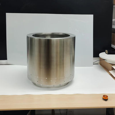 15L Capacité d'argent 304 en acier inoxydable puits de feu portable pour la promotion du chauffage extérieur