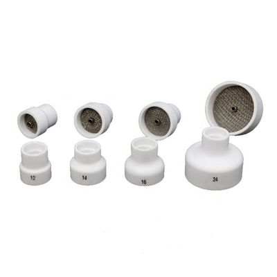Coupe de soudage Tig pour la torche de soudage WP17 18 26 Consommables en céramique blanche