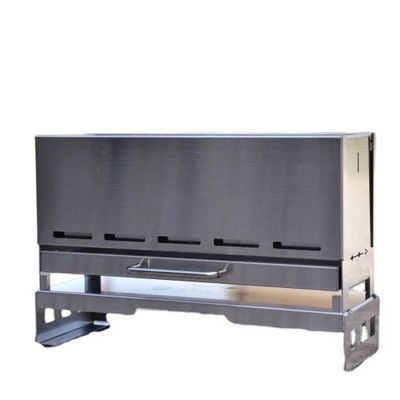 Table de cuisson en acier inoxydable à demi-unité pour le camping et le pique-nique
