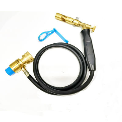 Tête de brûleur en cuivre ODM Blowtorch Mapp Gas Hand Torch 1.5m Hose pour le chauffage Torche de soudure