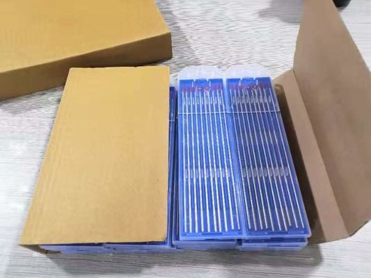 2% Lanthanated TIG 1/16 3/32 1/8 pouce x 7 10 Pack WC20 BLUE électrodes de tungstène soudés