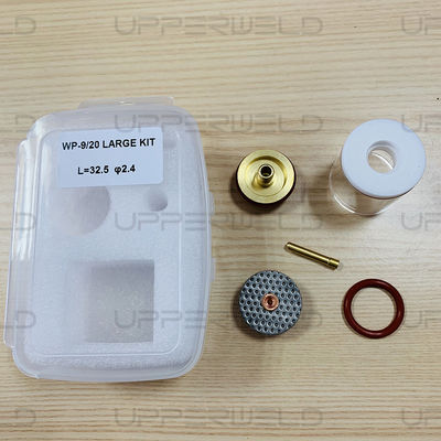 Soutien personnalisé OEM Air Cooled TIG Torche de soudage avec soupape 25ft câble Dinse 35-70 connecteur