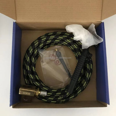 Torche de soudage WP-18 TIG personnalisée avec tête flexible et bouton d'interrupteur refroidi à l'eau