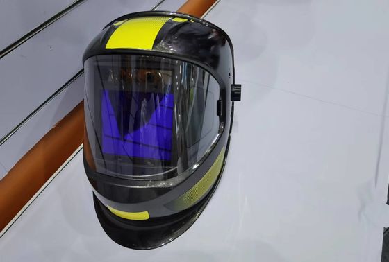 Casque de soudage auto-assombrissant avec torche de soudage et lentille 4C hémisphérique légère