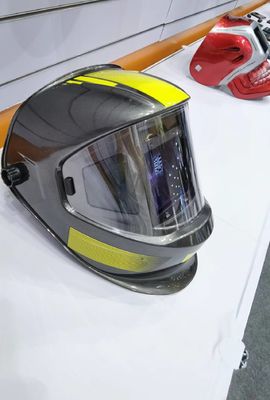 Casque de soudage auto-assombrissant avec torche de soudage et lentille 4C hémisphérique légère