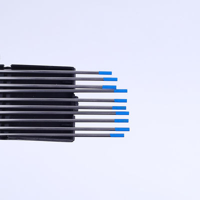 Support personnalisé à barres 10 paquets bleu TIG soudage électrodes de tungstène 2% Lanthanated WL20