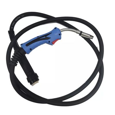 Torche de soudage MIG bleu et noir de 16 pieds pour pièces de rechange de machines de soudage 24KD