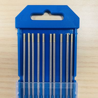 1/8&quot; 3/32&quot; 2% d'or lanthané WL15 électrode de tungstène pour le soudage STIG 10-pack