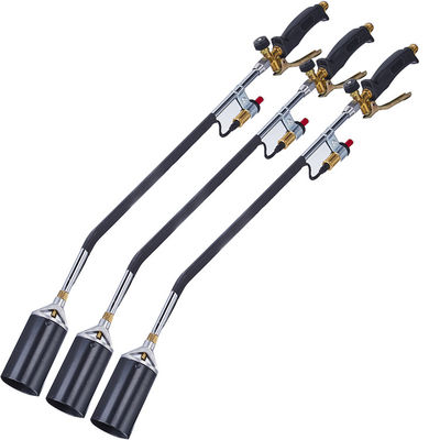 CTN/PCS 20pcs/CTN brûleur de mauvaises herbes à torche de propane en laiton avec allumage piezo et tuyau de 6,6 pieds