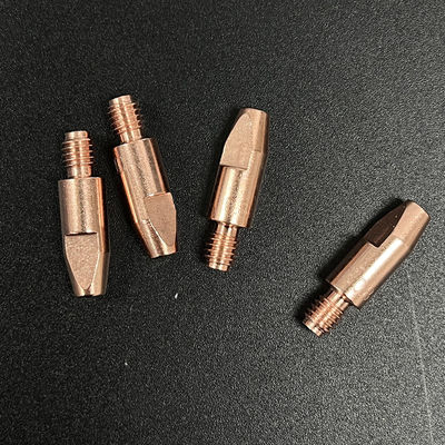 Professionnel M6 28 0.8MM pointe de contact en laiton pour la torche de soudage Mig dans l'industrie du soudage