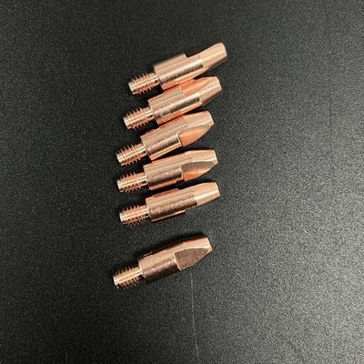 Professionnel M6 28 0.8MM pointe de contact en laiton pour la torche de soudage Mig dans l'industrie du soudage