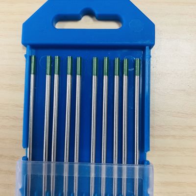 175 mm 1,6 mm Lanthané vert pur Tungstène Tig électrode de soudage 10 pièces