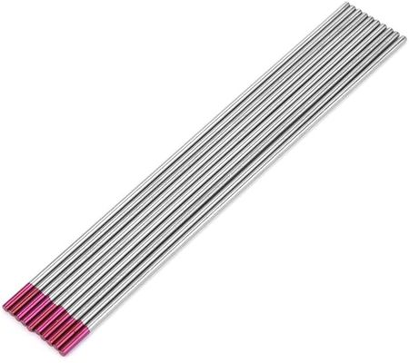 électrode de tungstène 2% thorié 1/16' * 7&quot; rouge WT20 10 paquets pour les projets de soudage TIG