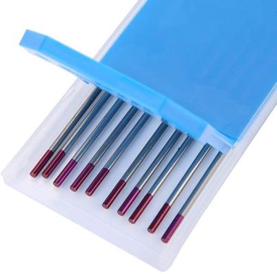 électrode de tungstène 2% thorié 1/16' * 7&quot; rouge WT20 10 paquets pour les projets de soudage TIG