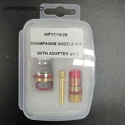 Stubby Lens à gaz WP17 18 26 Kit de verre de 3,2 mm pour Wp17/18/26 Tig