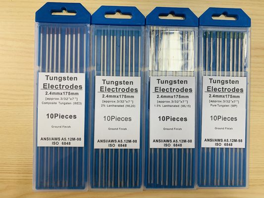 Électrodes de tungstène de soudage en tig pour applications de soudage