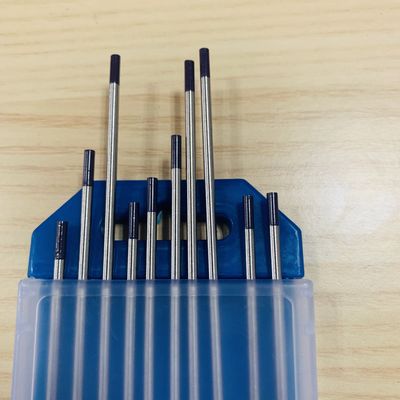 WE3 électrodes de tungstène tête noire composite tungstène 2,4 mm * 175 mm Idéal pour le soudage TIG