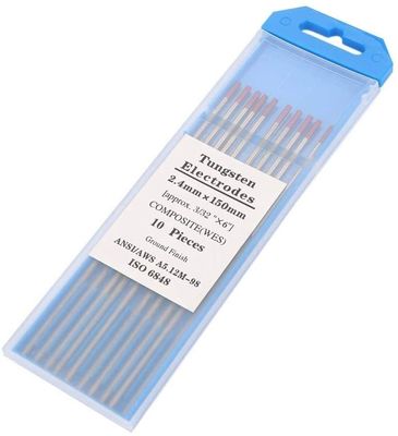 TIG Consommables de soudage WES électrodes de tungstène violet composite tungstène 2,4 mm*150 mm