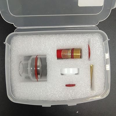 WP16 17 28 1,6 mm Lentille à gaz épaisse 1 kg Grand kit de changement avec refroidissement à l'air et céramique