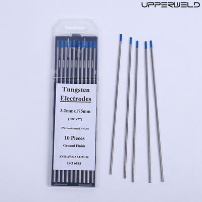 Courant de fonctionnement CC/AC WL20 2,4 mm*175 mm Électrodes de tungstène bleu pour soudage TIG