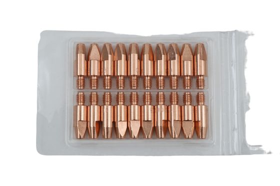 M6 28 0,8MM Puissance gazeuse cuivre Mig accessoires de torche de soudage pour les performances de soudage