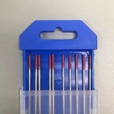TIG Les consommables de soudage 2% électrodes de tungstène à tête rouge thoriées WT20 1,6 mm supérieure