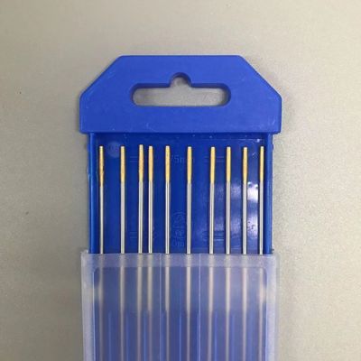 Électrodes de tungstène WL15 1,5% Lanthanated Gold Head 1,6 mm Pour les consommables de soudage TIG