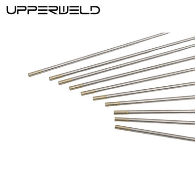 Électrodes de tungstène WL15 1,5% Lanthanated Golden Head 1,6 mm pour le soudage TIG 40-240