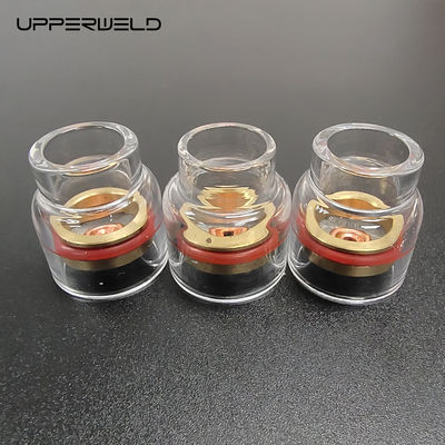 Meilleure couverture du gaz supérieur WP-17/18/26 Champagne Nozzle Kit avec adaptateur 2.4mm TIG consommables de soudage