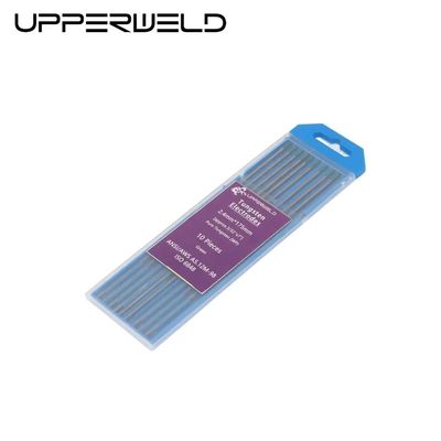 Support OEM UPPERWELD WP TIG soudage électrodes de tungstène 10-Pack 175 150 mm 2,4 mm 3/32 pouces