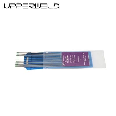 Support OEM UPPERWELD WP TIG soudage électrodes de tungstène 10-Pack 175 150 mm 2,4 mm 3/32 pouces