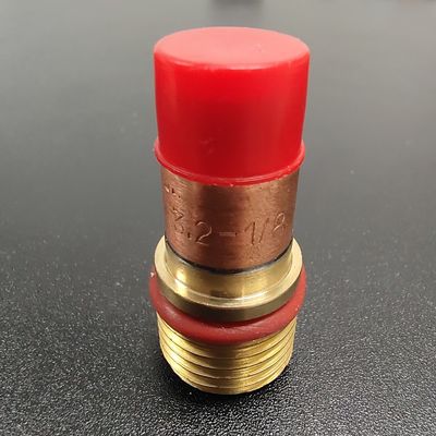 WP-17/18/26 Champagne 3.2 mm Tig Nozzle Grand Kit avec adaptateur pour le quartz de soudage TIG
