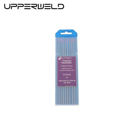 Composite TIG soudage Ws électrodes de tungstène Pink Ws 10-Pack 175 150 mm 2,4 mm 3/32 pouces