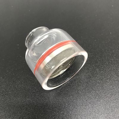 WP-9/20 Grand Kit de buse de quartz clair à champagne pour les accessoires de soudage Tig de 2,4 mm