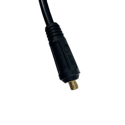 Ensemble de câbles de soudage à courant nominal 200A avec support d'électrode en laiton et connecteur UE 10-25