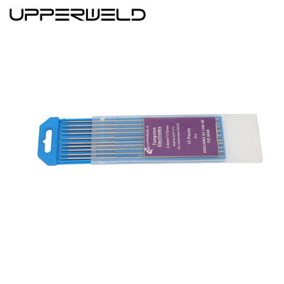 Électrode de tungstène WL20 bleue supérieure pour soudage par tiges en acier au carbone, en acier inoxydable et en nickel