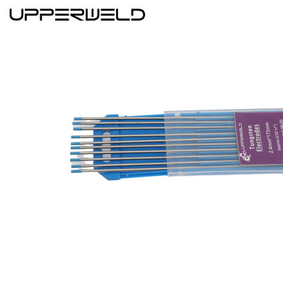 Électrode de tungstène WL20 bleue supérieure pour soudage par tiges en acier au carbone, en acier inoxydable et en nickel