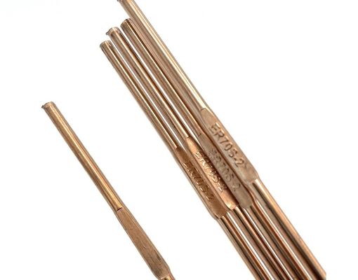 1.6mm*1000mm ER70S-2 Barres de soudage de fil de soudage de cuivre pour joints