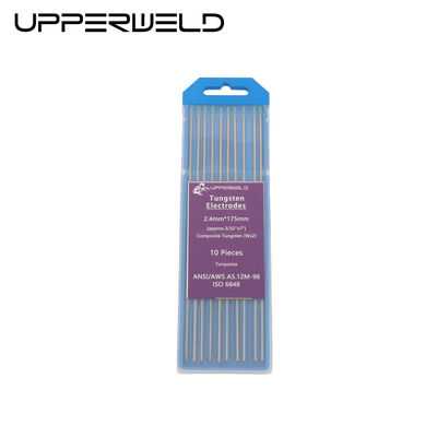 Électrode de tungstène Wc20 supérieure pour soudage de pipelines et de petits composants Couleur grise