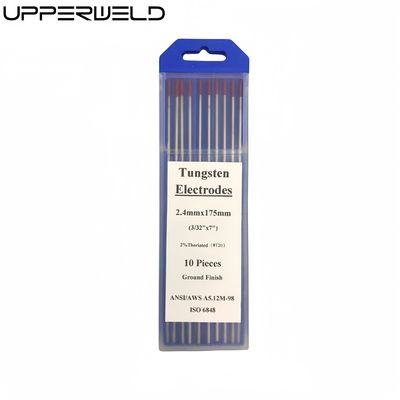 2.4mm*175mm WT20 électrodes de tungstène pour la torche de soudage TIG