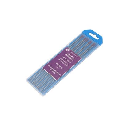 WT20 électrode de soudage à tiges de tungstène thorié rouge supérieure pour l'acier au carbone et l'acier inoxydable