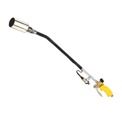Une lampe de chauffage argentée noire 20 000 BTU 34 pouces de long
