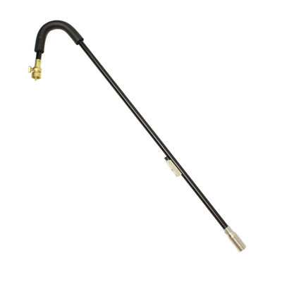 Une lampe de chauffage argentée noire 20 000 BTU 34 pouces de long