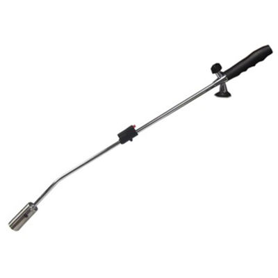 Brûleur de propane extérieur de jardin noir argenté pour barbecue Torche à herbe et construction durable