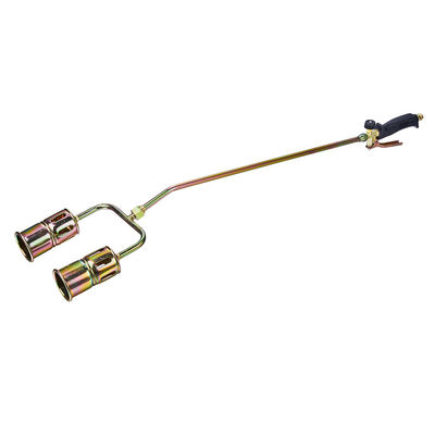 Brûleur de propane extérieur de jardin noir argenté pour barbecue Torche à herbe et construction durable